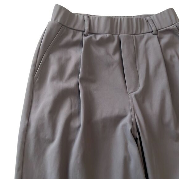 High Silent Storm Gray High Waisted Side Pocket Work Flare Pants Size Small - Picture 5 of 12